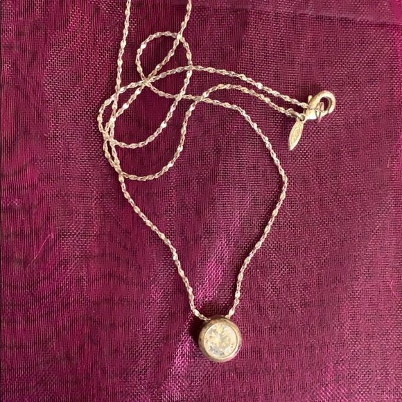 Silver Crystal Necklace - Picture 3 of 5